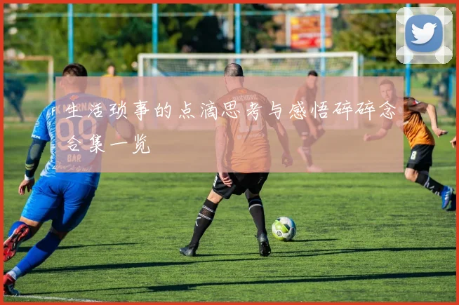 生活琐事的点滴思考与感悟碎碎念合集一览